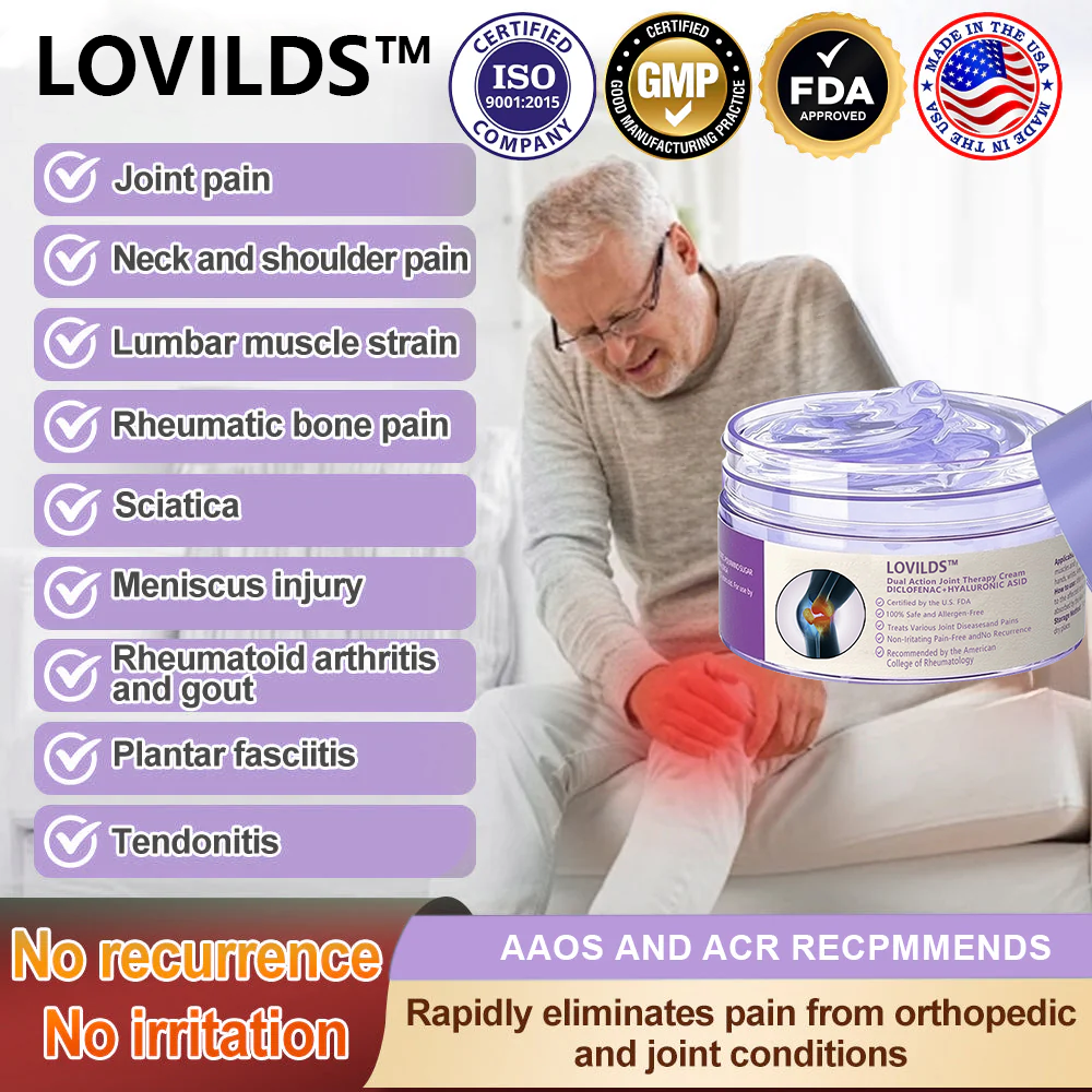 đŠââď¸LOVILDS⢠7 Day Rapid Joint & Bone Therapy Cream USA Orthopedics (AAOS) Approved